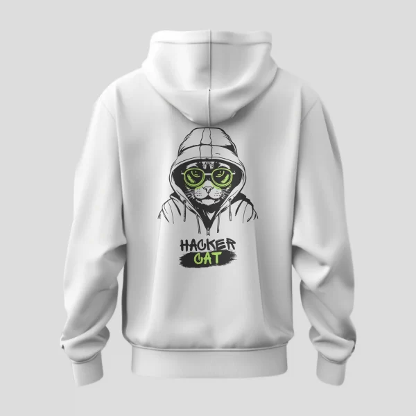 Angry Cat - Graphic Printed Hoodie