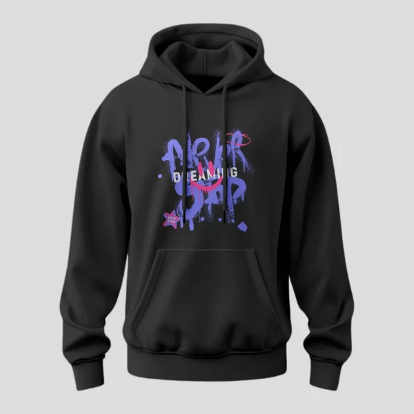 Never Stop Dreaming - Graphic Printed Hoodie