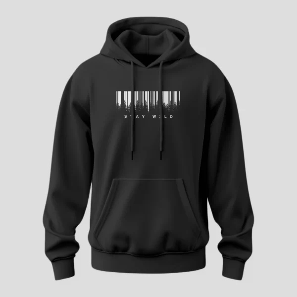 Stay Wild - Graphic Printed Hoodie